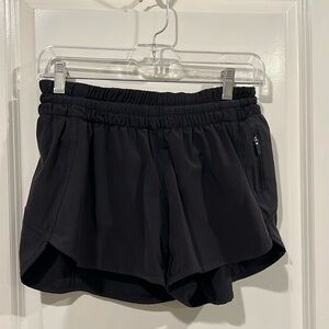 Lululemon black size 8 running shorts